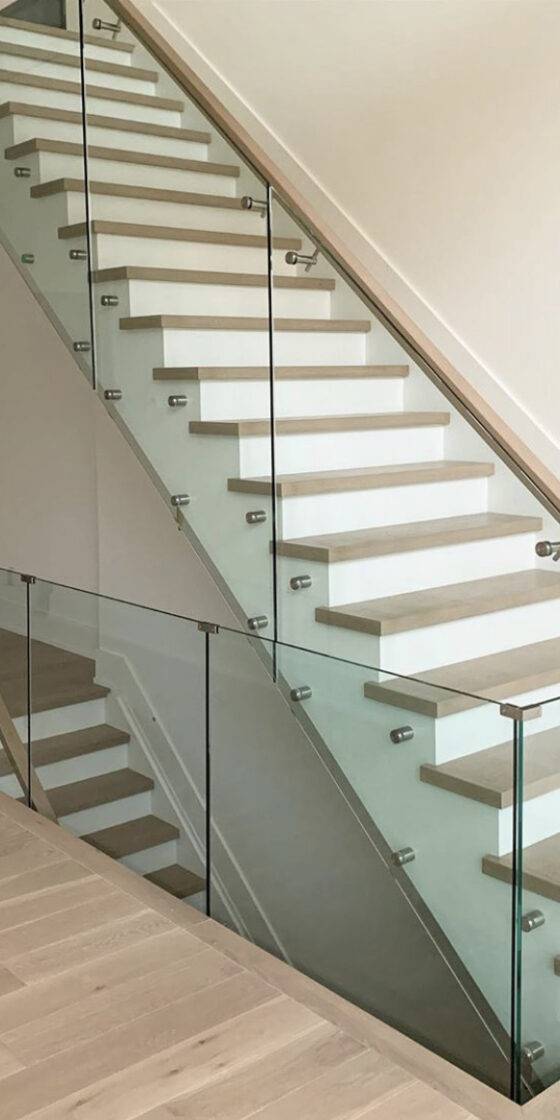 Interior railings in wood, glass or steel is our expertise at Bloor Railing in Oshawa
